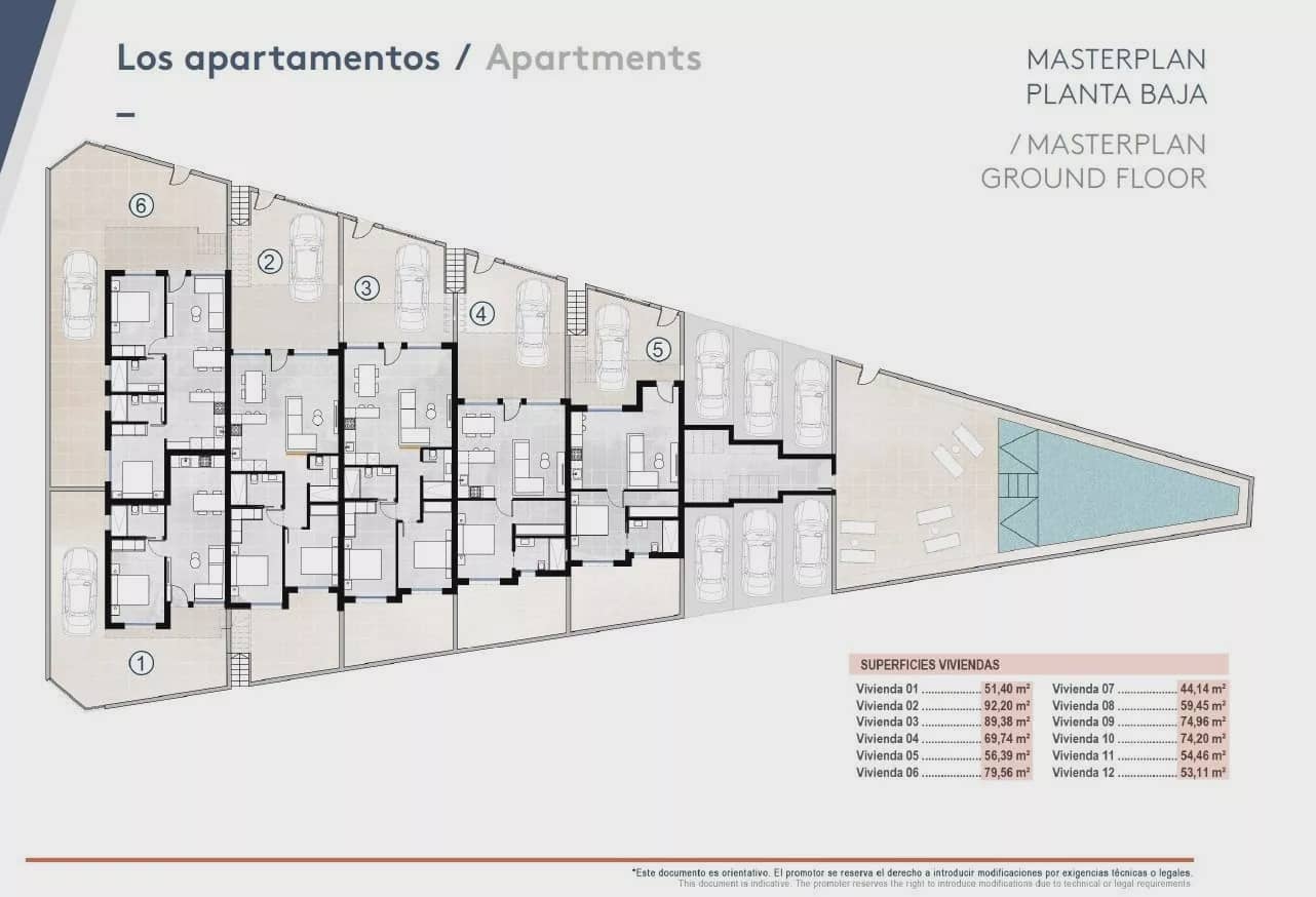2 soverom Leilighet til salgs i Lo Pagan med svømmebasseng garasje - € 239 900 (Ref: 9758074)