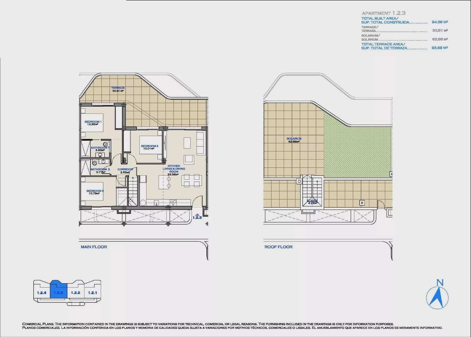 3 soverom Leilighet til salgs i Los Alcazares med svømmebasseng garasje - € 455 000 (Ref: 9783463)