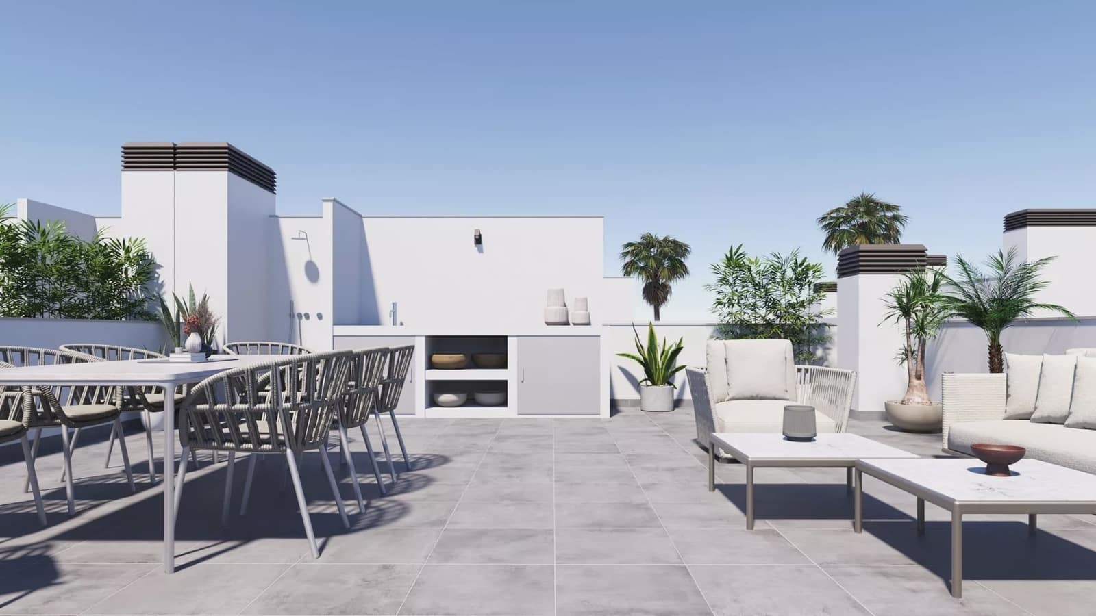 2 bedroom Semi-detached Villa for sale in Roldan with pool garage - € 299,900 (Ref: 9783465)