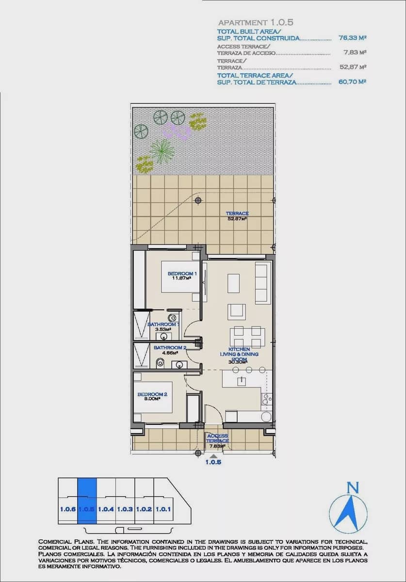 2 chambre Appartement à vendre à Los Alcazares avec piscine garage - 269 000 € (Ref: 9783466)
