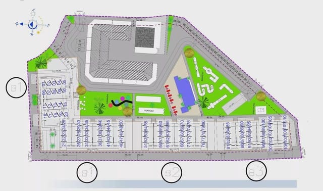 3 quarto Apartamento para venda em El Raso, Guardamar del Segura com piscina garagem - 340 000 € (Ref: 9795620)