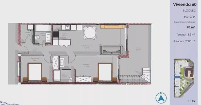 2 slaapkamer Appartement te koop in El Raso, Guardamar del Segura met zwembad garage - € 345.000 (Ref: 9795623)