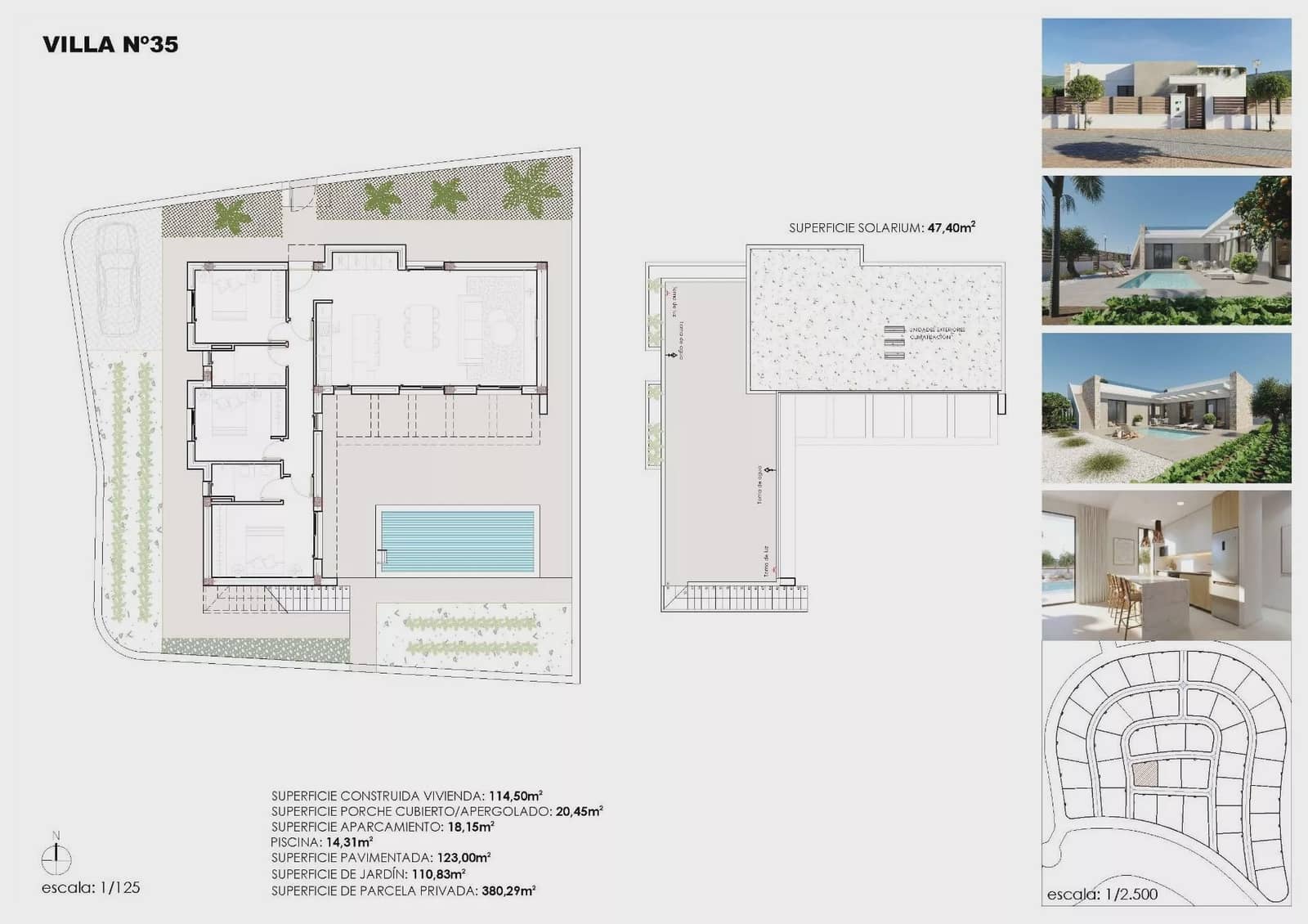 3 soveværelse Villa til salg i Hacienda del Alamo med swimmingpool garage - € 369.900 (Ref: 9805570)