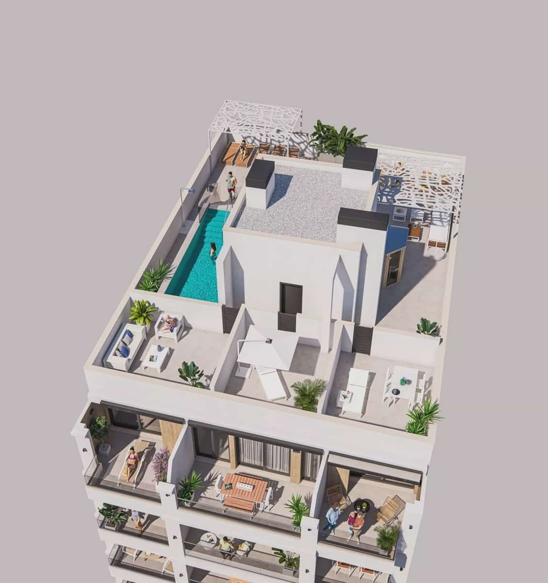 2 chambre Appartement à vendre à Torrevieja avec piscine - 250 000 € (Ref: 9814080)