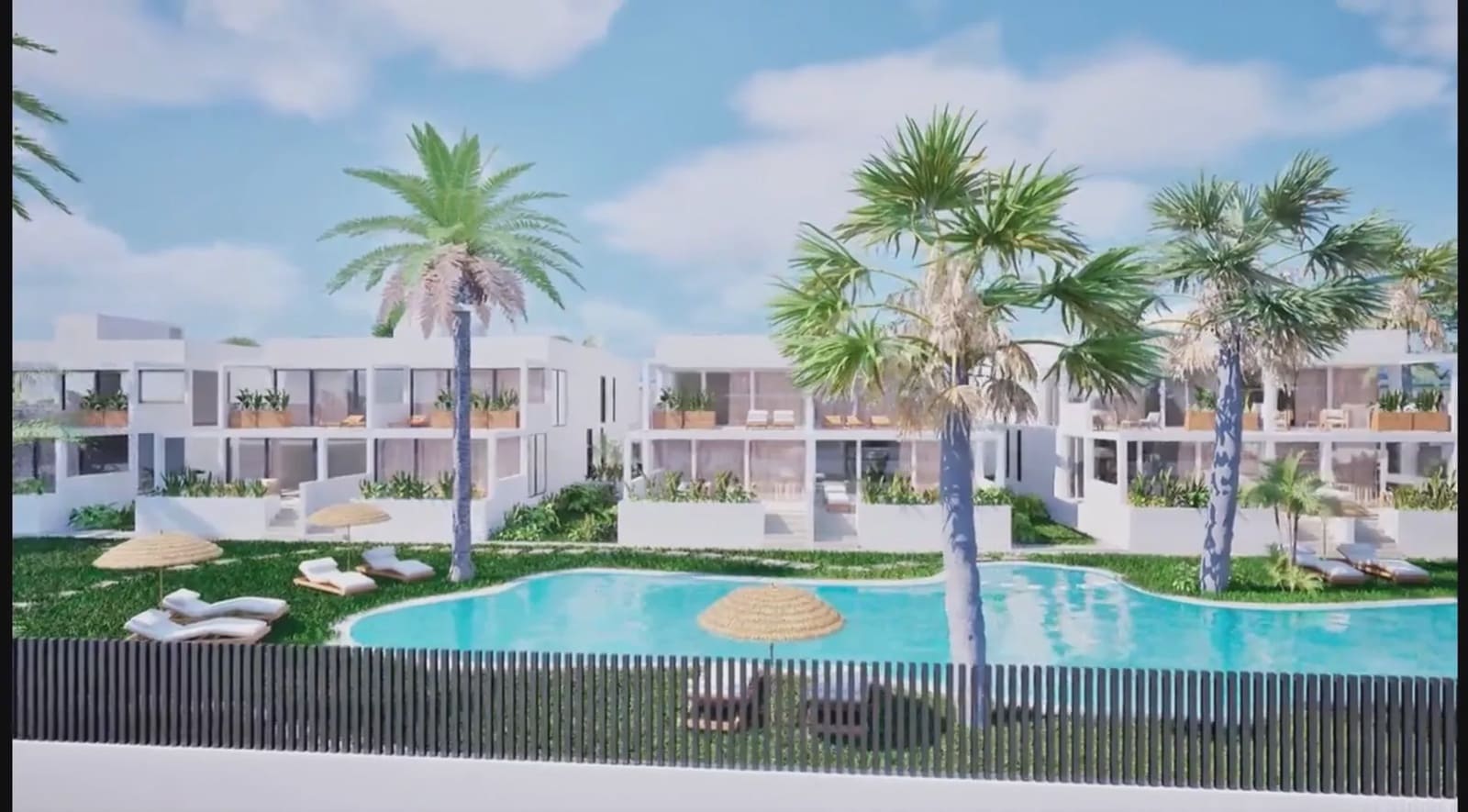 3 sovrum Bungalow till salu i Mar de Cristal med pool garage - 525 000 € (Ref: 9817925)