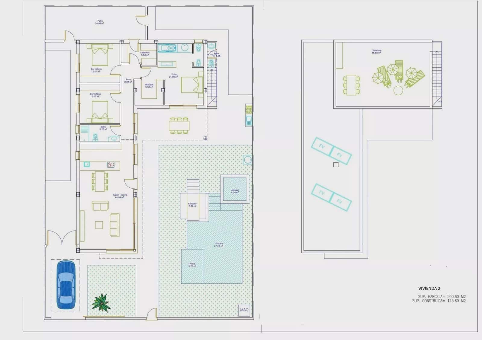 3 chambre Villa/Maison à vendre à Sucina avec piscine garage - 595 000 € (Ref: 9820275)