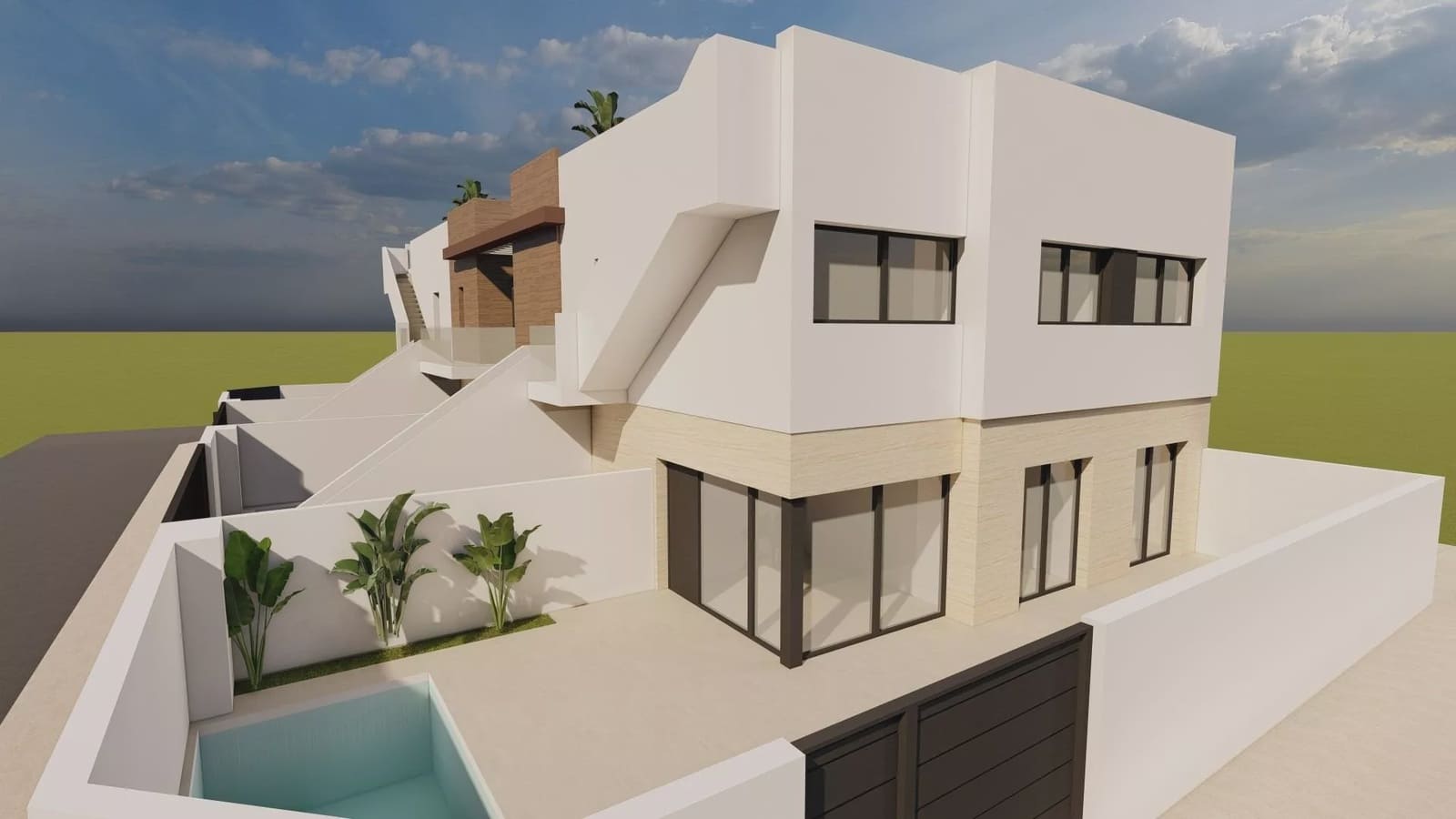 2 sovrum Bungalow till salu i Lo Pagan med garage - 279 000 € (Ref: 9824869)