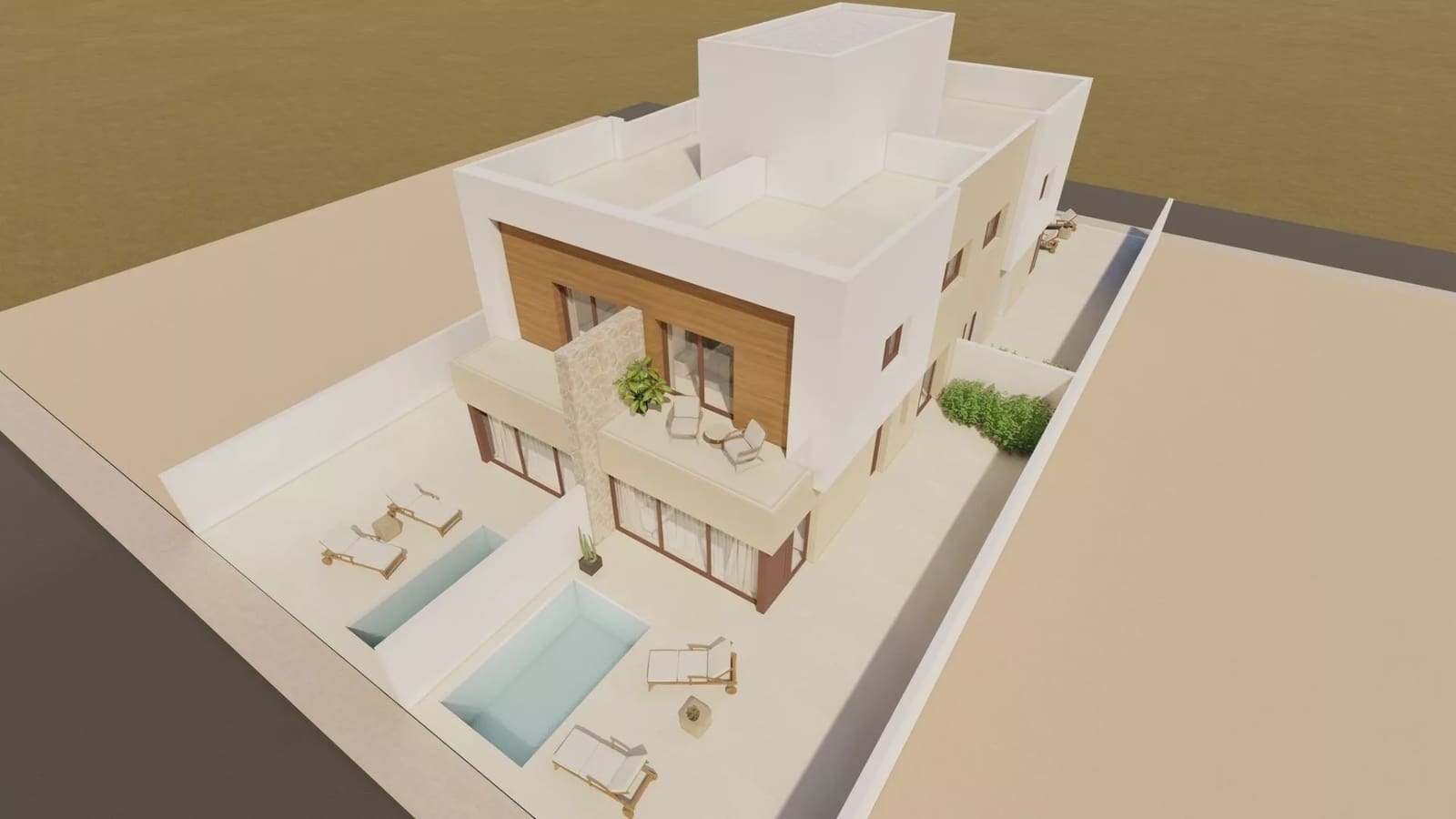 3 bedroom Semi-detached Villa for sale in Santiago de la Ribera with pool garage - € 376,500 (Ref: 9831114)