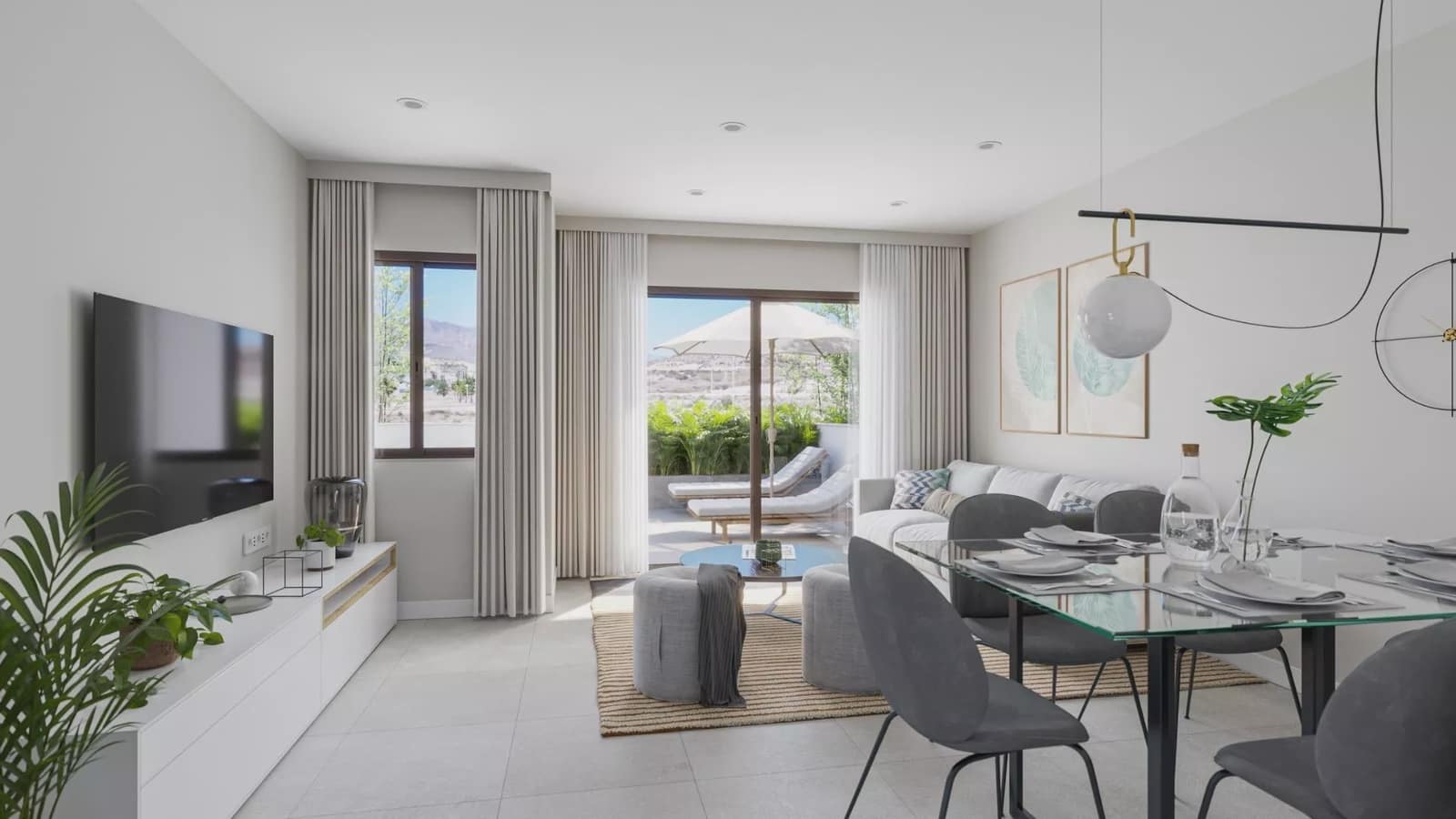 3 Zimmer Doppelhaus zu verkaufen in Puerto de Mazarron mit Garage - 287.000 € (Ref: 9842789)