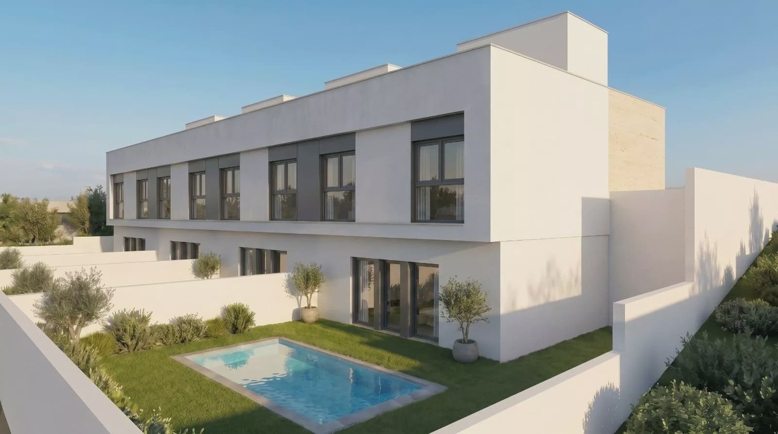 3 soveværelse Semi-Rækkehus til salg i Mazarron med swimmingpool garage - € 289.000 (Ref: 9869952)