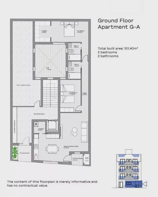 Apartamento de 2 habitaciones en Torrevieja en venta con piscina - 309.000 € (Ref: 9891936)