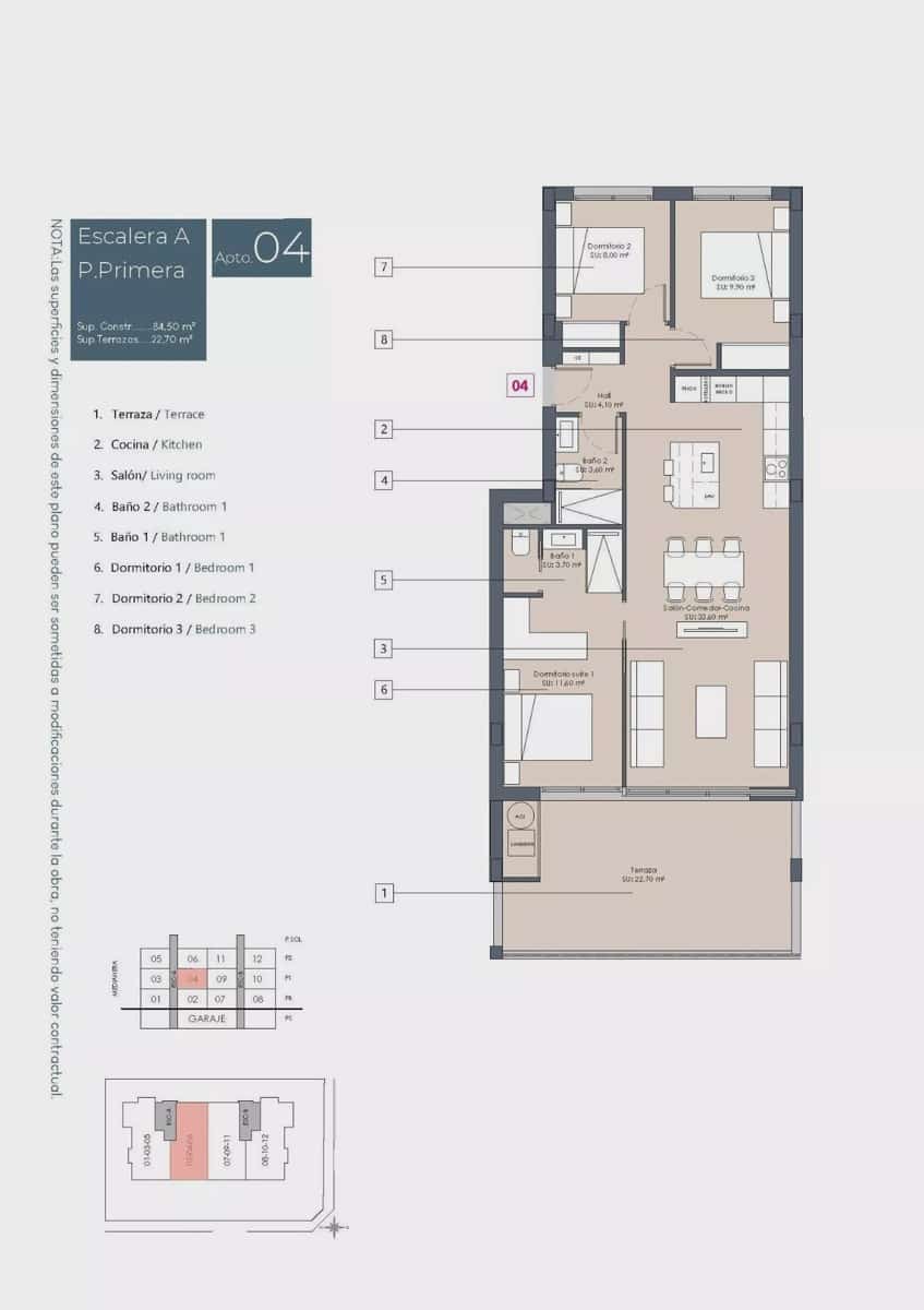 3 bedroom Apartment for sale in Benijofar with pool garage - € 329,900 (Ref: 9900409)