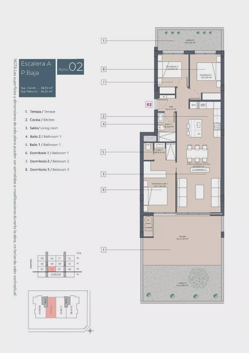 3 bedroom Apartment for sale in Benijofar with pool garage - € 349,900 (Ref: 9900411)