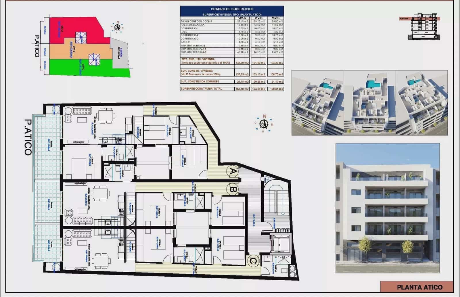 3 bedroom Apartment for sale in Torrevieja with pool - € 469,000 (Ref: 9901047)