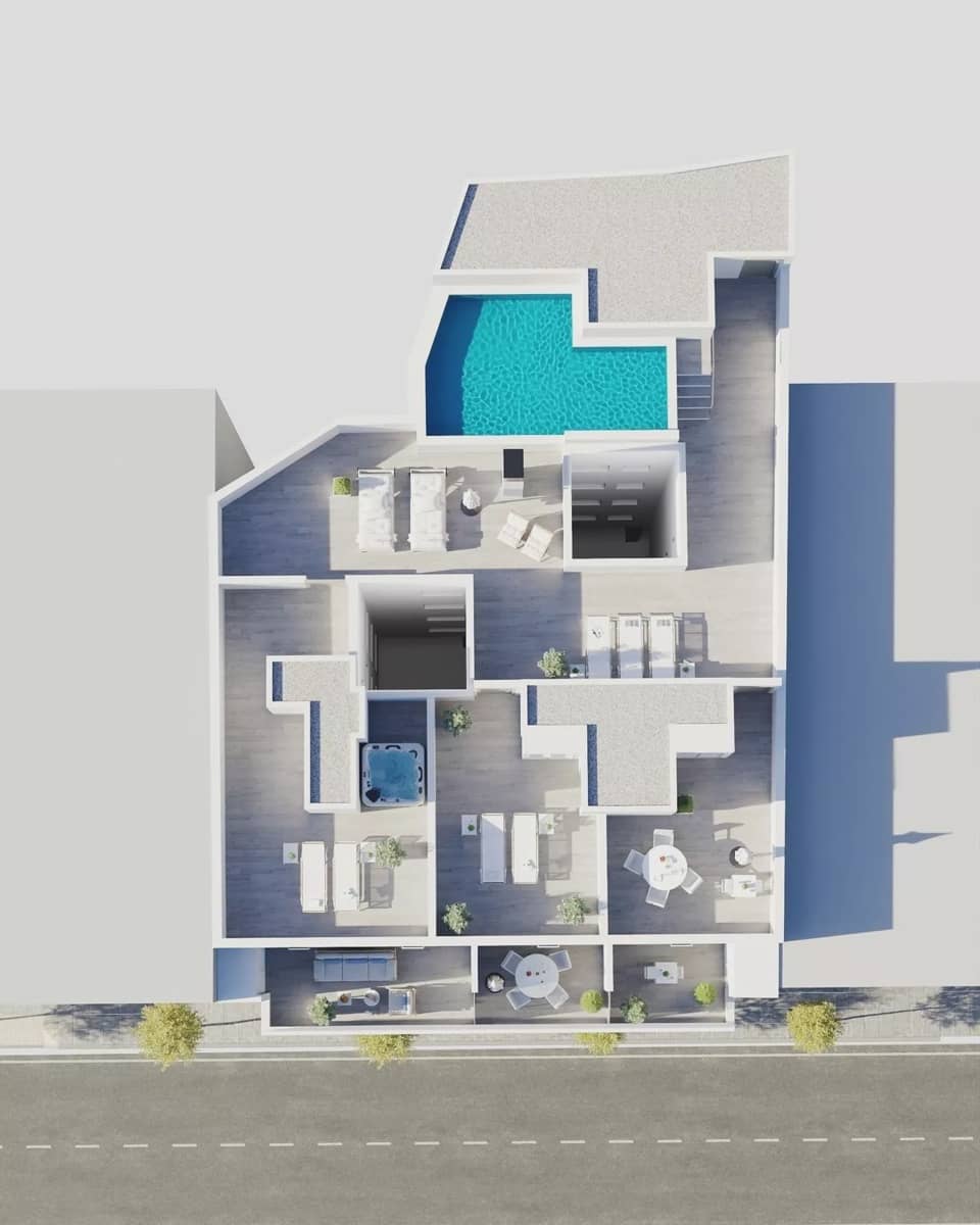 2 soveværelse Lejlighed til salg i Torrevieja med swimmingpool - € 299.000 (Ref: 9901048)