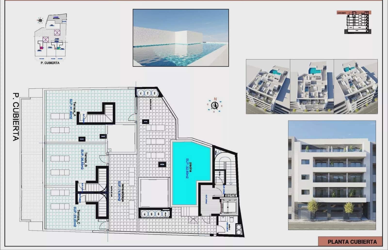 2 soveværelse Lejlighed til salg i Torrevieja med swimmingpool - € 299.000 (Ref: 9901048)