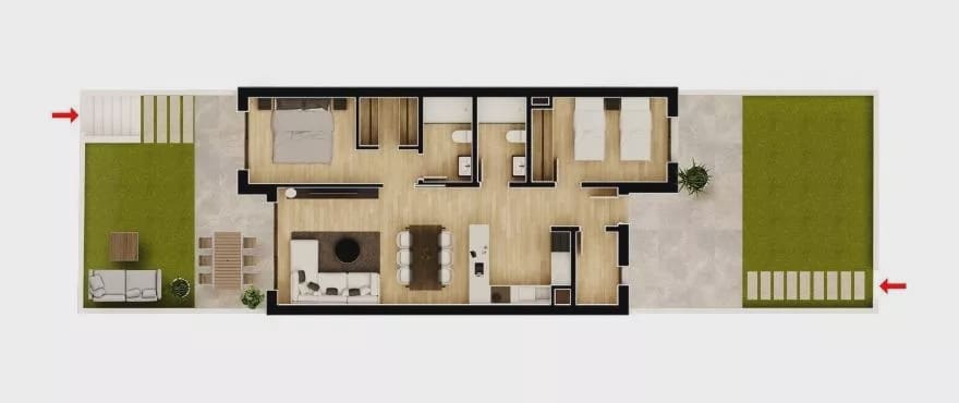 2 soveværelse Lejlighed til salg i Monforte del Cid med swimmingpool garage - € 270.000 (Ref: 9909388)