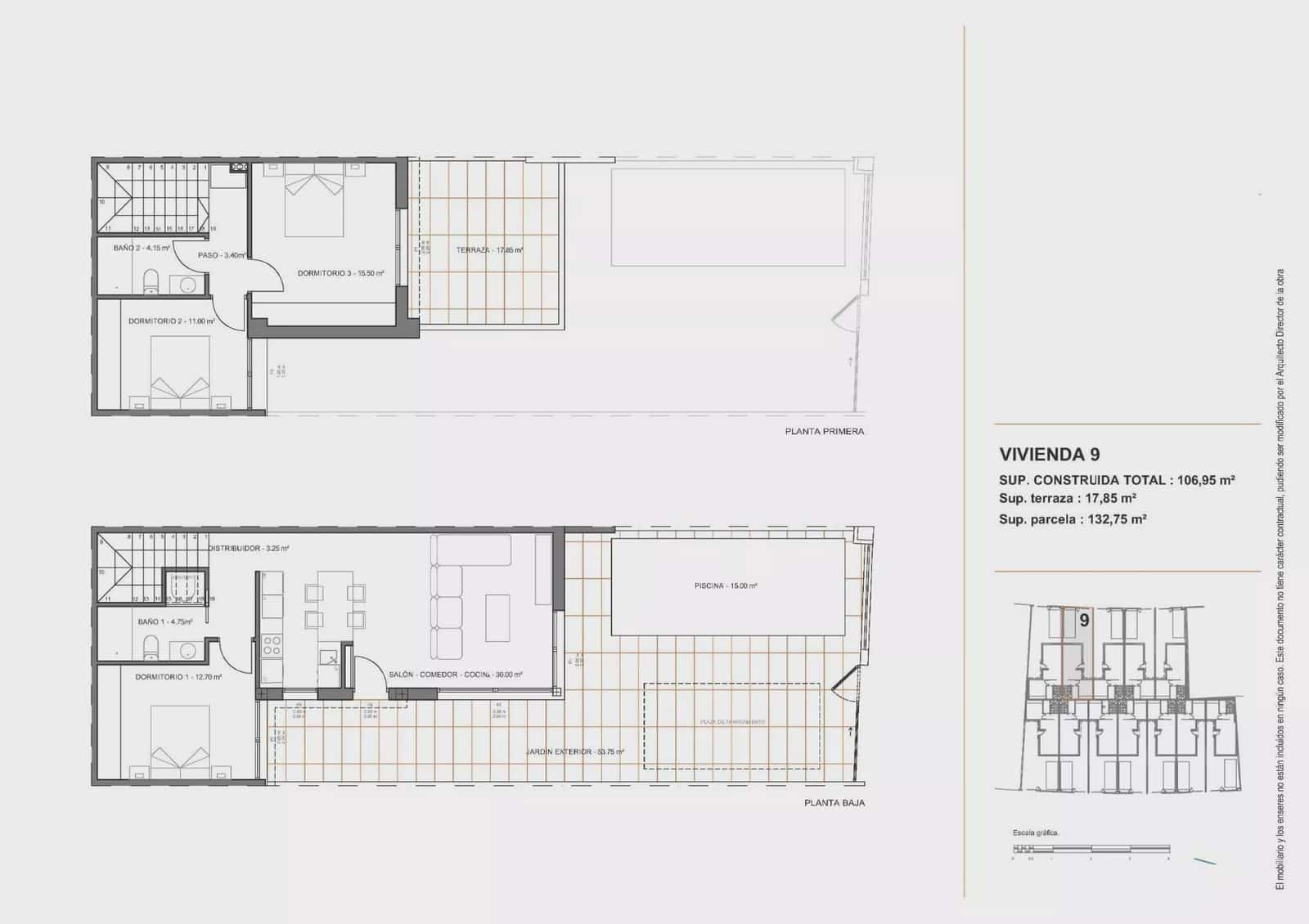 3 soveværelse Rækkehus til salg i Santiago de la Ribera med swimmingpool garage - € 409.900 (Ref: 9909401)