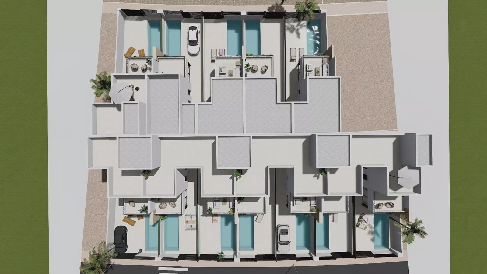 3 soverom Rekkehus til salgs i Santiago de la Ribera med svømmebasseng garasje - € 369 900 (Ref: 9909402)