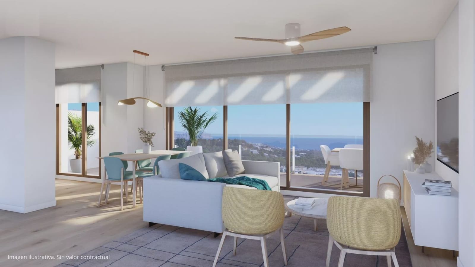 4 camera da letto Villetta Bifamiliare in vendita in La Nucia con piscina - 465.000 € (Rif: 9909403)