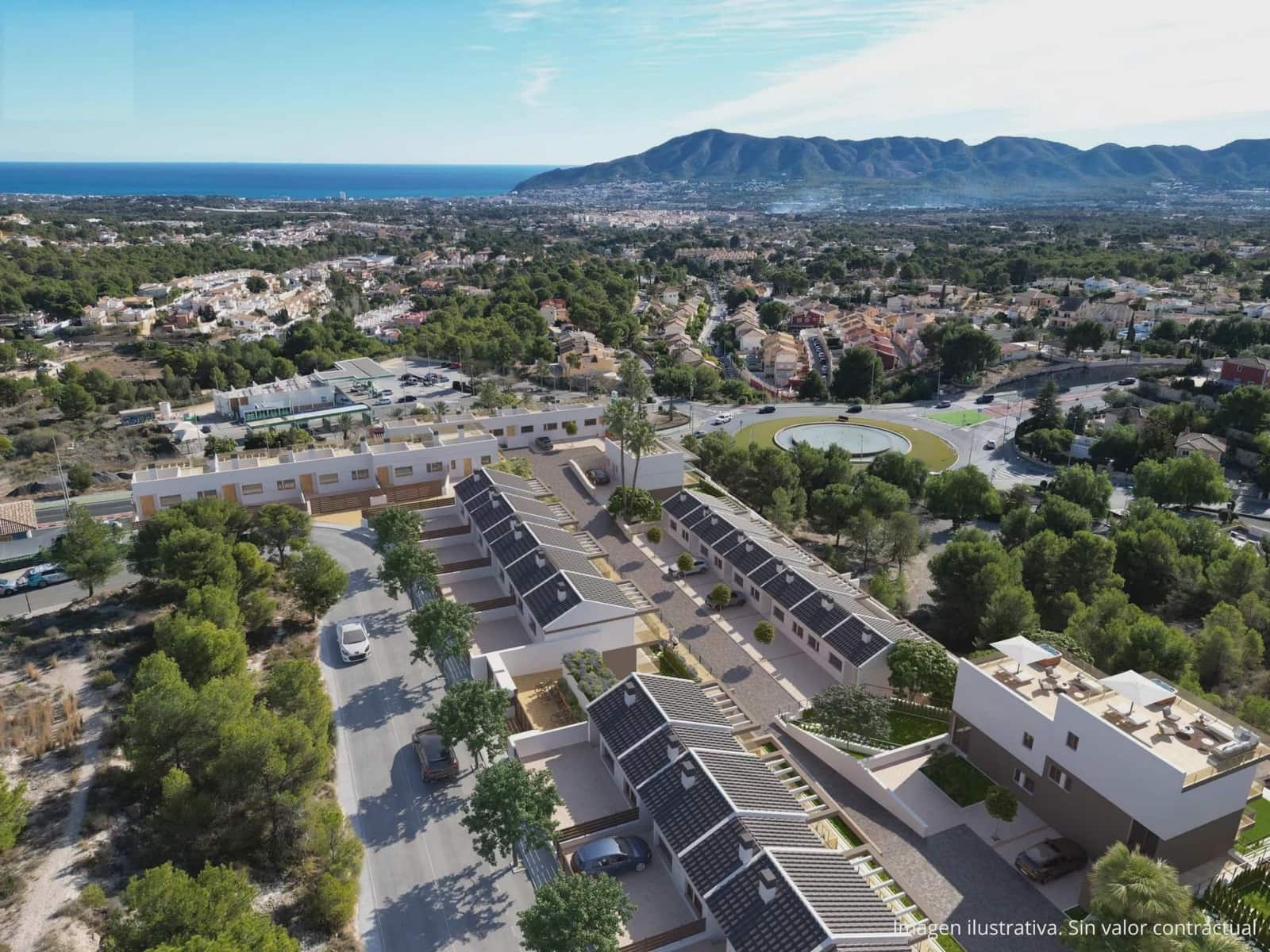 4 camera da letto Villetta Bifamiliare in vendita in La Nucia con piscina - 465.000 € (Rif: 9909403)