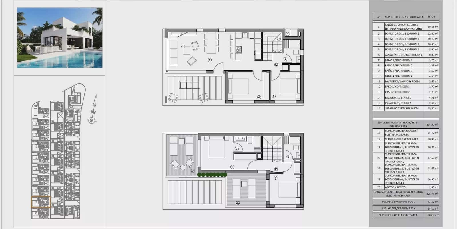 5 soveværelse Villa til salg i Finestrat med swimmingpool garage - € 765.000 (Ref: 9909404)