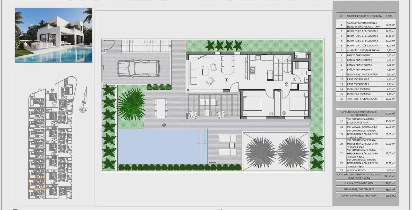 5 soveværelse Villa til salg i Finestrat med swimmingpool garage - € 765.000 (Ref: 9909404)