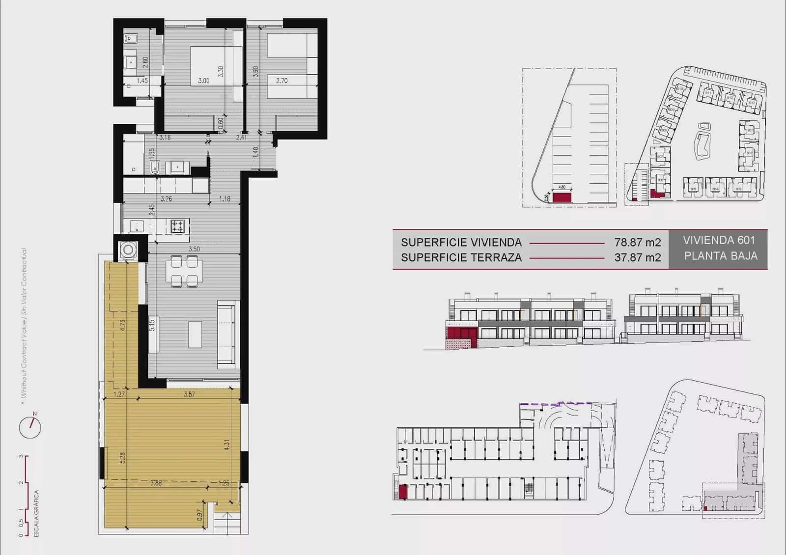 2 soverom Villa til salgs i Ciudad Quesada med svømmebasseng garasje - € 322 000 (Ref: 9909407)