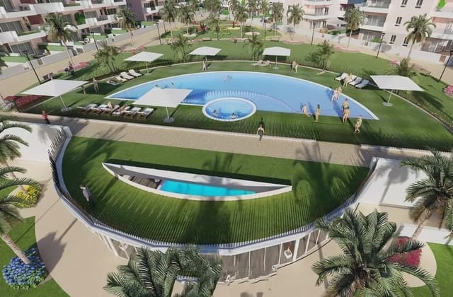 Apartamento de 3 habitaciones en El Raso, Guardamar del Segura en venta con piscina garaje - 344.900 € (Ref: 9909413)