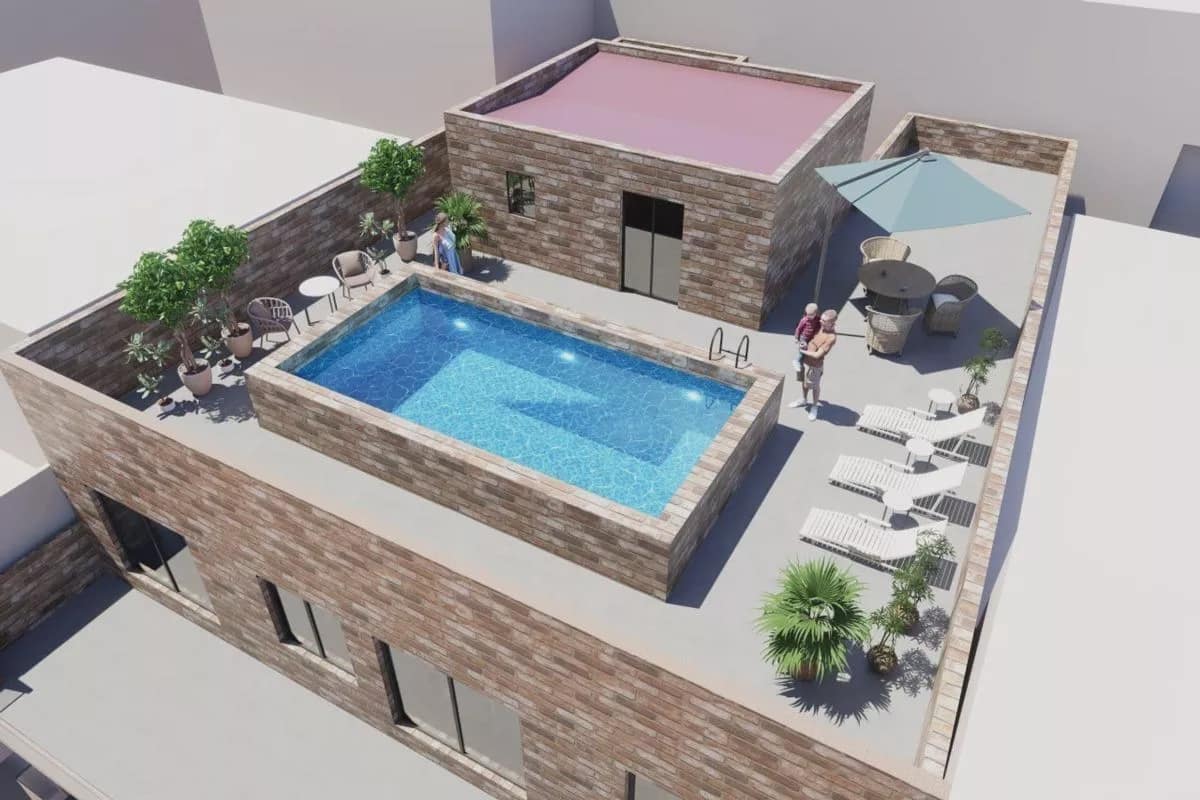 2 soveværelse Strandlejlighed til salg i Torrevieja med swimmingpool - € 258.650 (Ref: 9923189)