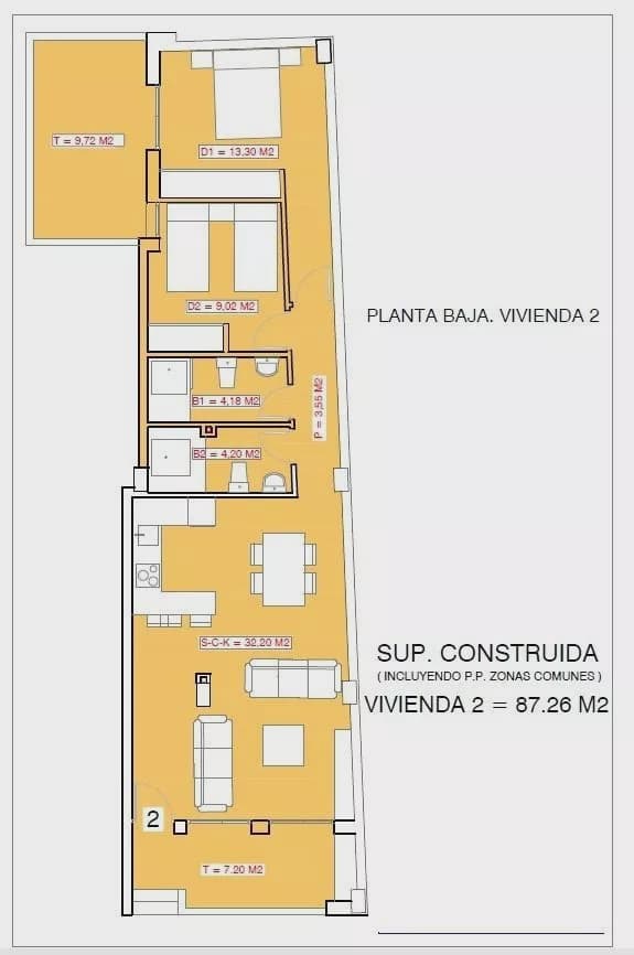 2 chambre Appartement à vendre à Torrevieja avec piscine - 252 150 € (Ref: 9923192)