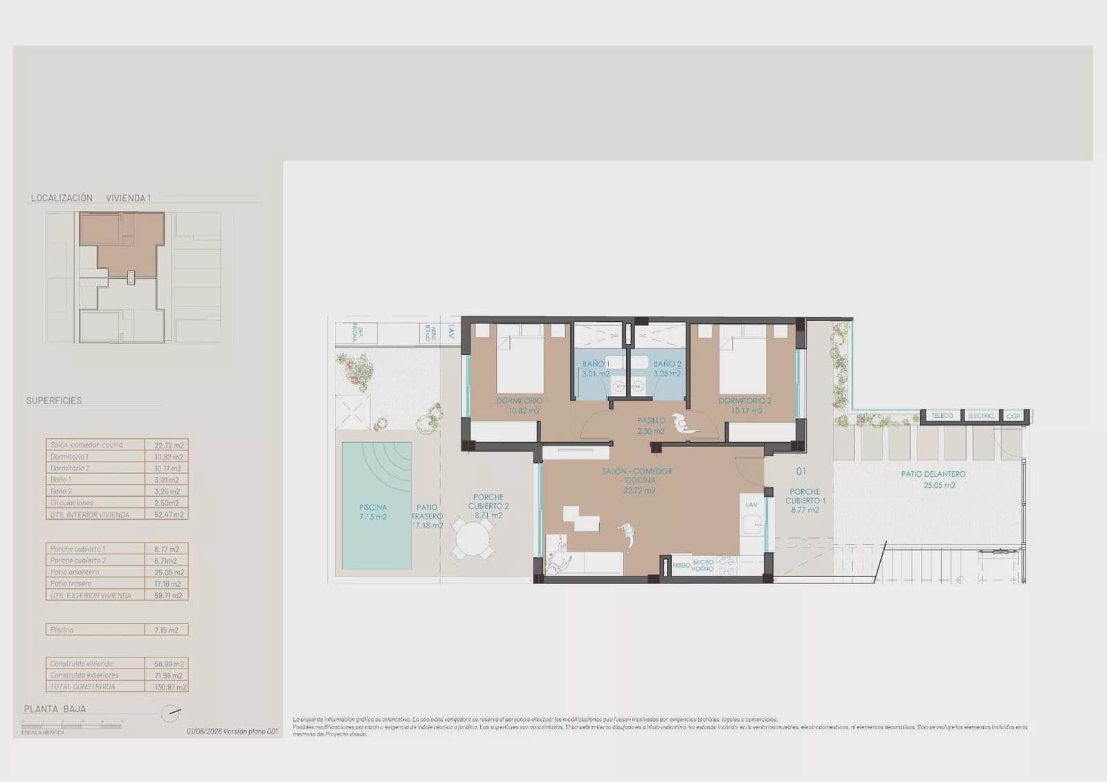 2 soverom Bungalow til salgs i San Pedro del Pinatar med svømmebasseng garasje - € 299 900 (Ref: 9928908)