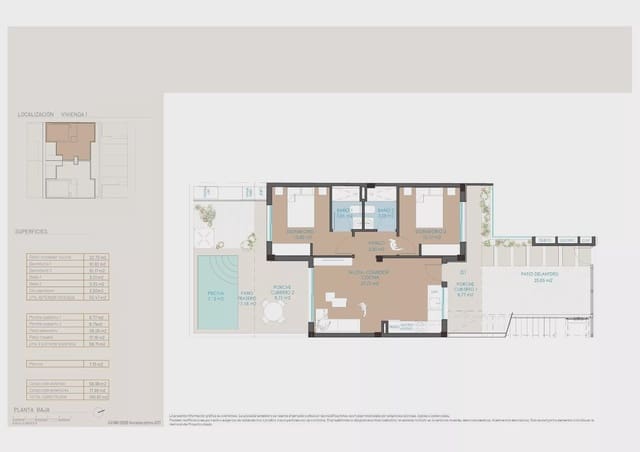 2 soverom Bungalow til salgs i San Pedro del Pinatar ciudad, San Pedro del Pinatar med svømmebasseng garasje - € 299 900 (Ref: 9928908)