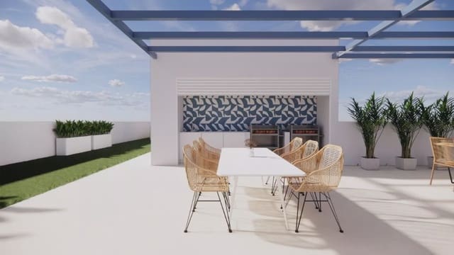 1 soveværelse Lejlighed til salg i Torre de la Horadada, Pilar de la Horadada med swimmingpool - € 245.900 (Ref: 9940435)