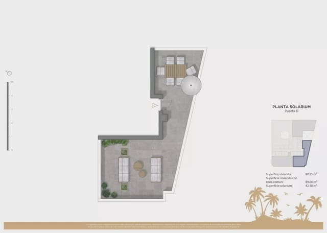 2 soveværelse Lejlighed til salg i Zona Pueblo, Guardamar del Segura med swimmingpool garage - € 468.500 (Ref: 9954855)