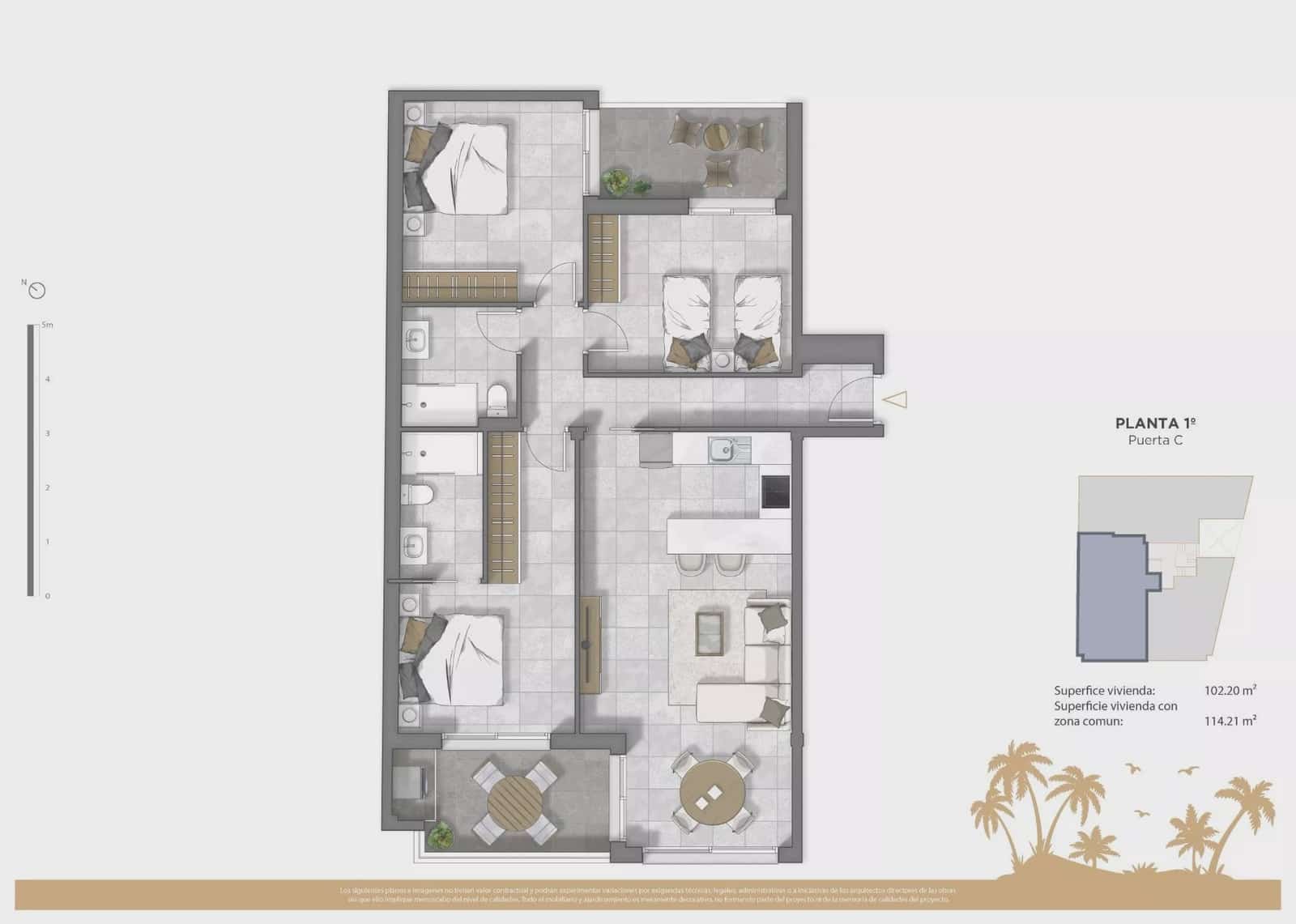 3 soverom Leilighet til salgs i Guardamar del Segura med svømmebasseng garasje - € 399 500 (Ref: 9954856)