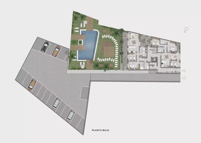 3 soverom Leilighet til salgs i Zona Pueblo, Guardamar del Segura med svømmebasseng garasje - € 399 500 (Ref: 9954856)