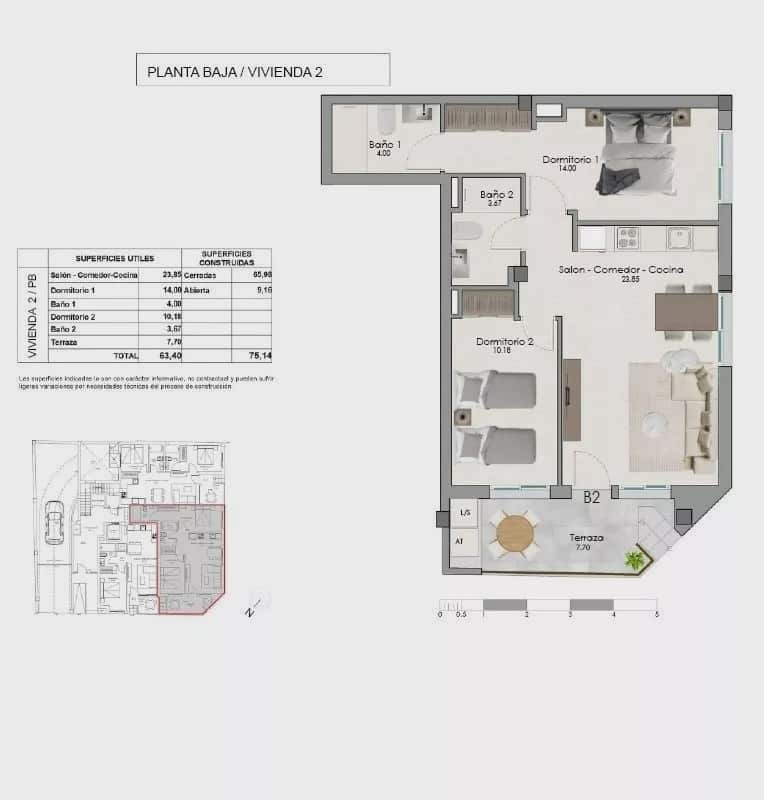 2 slaapkamer Appartement te koop in Santa Pola met zwembad - € 238.000 (Ref: 9959410)