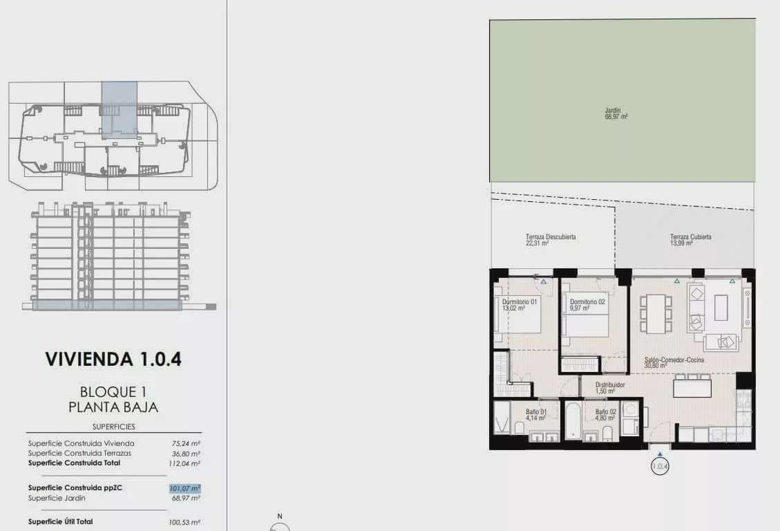 2 bedroom Apartment for sale in La Villajoyosa / Vila Joiosa with pool garage - € 468,000 (Ref: 9973815)
