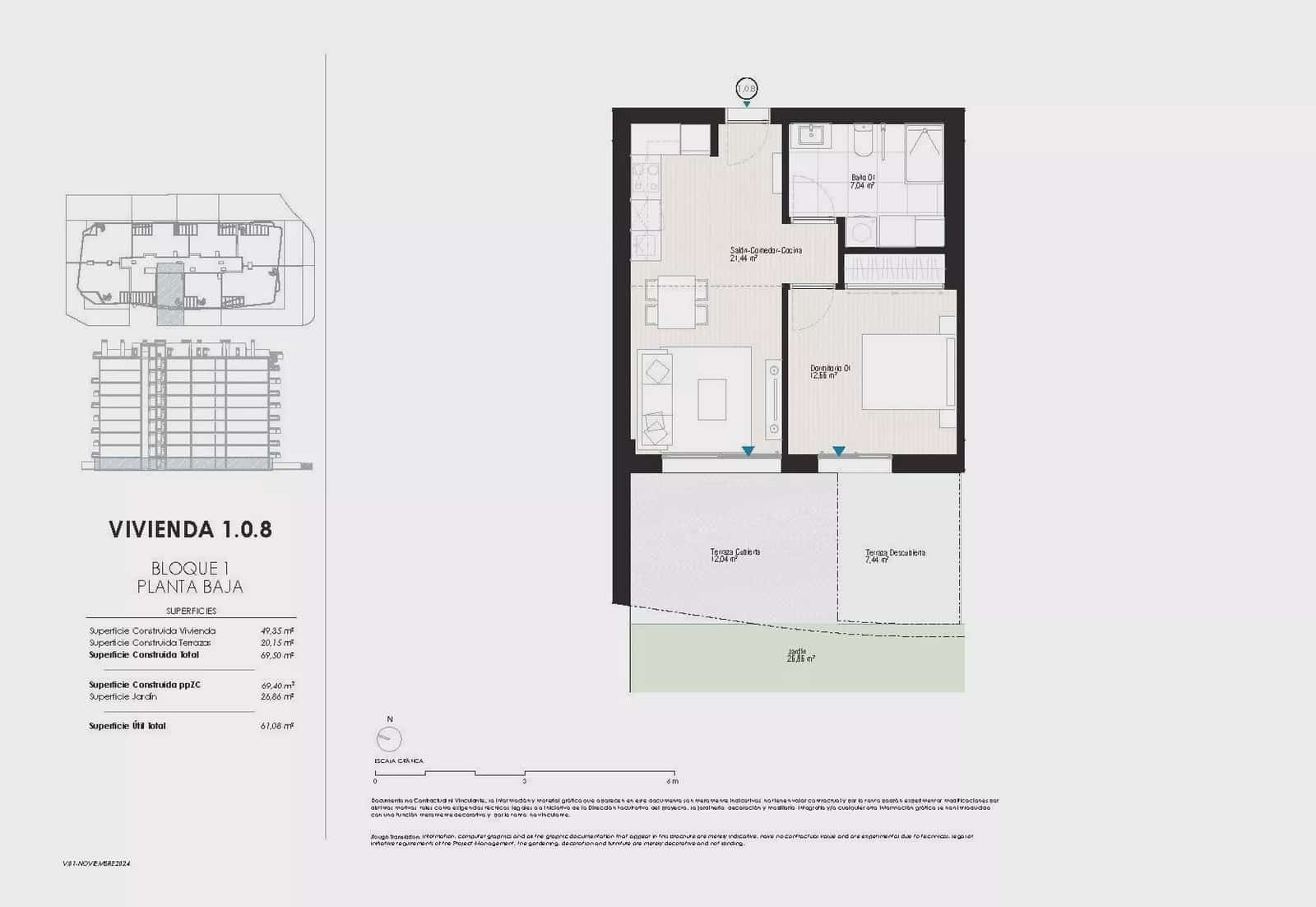 1 slaapkamer Appartement te koop in La Villajoyosa / Vila Joiosa met zwembad garage - € 339.000 (Ref: 9973816)