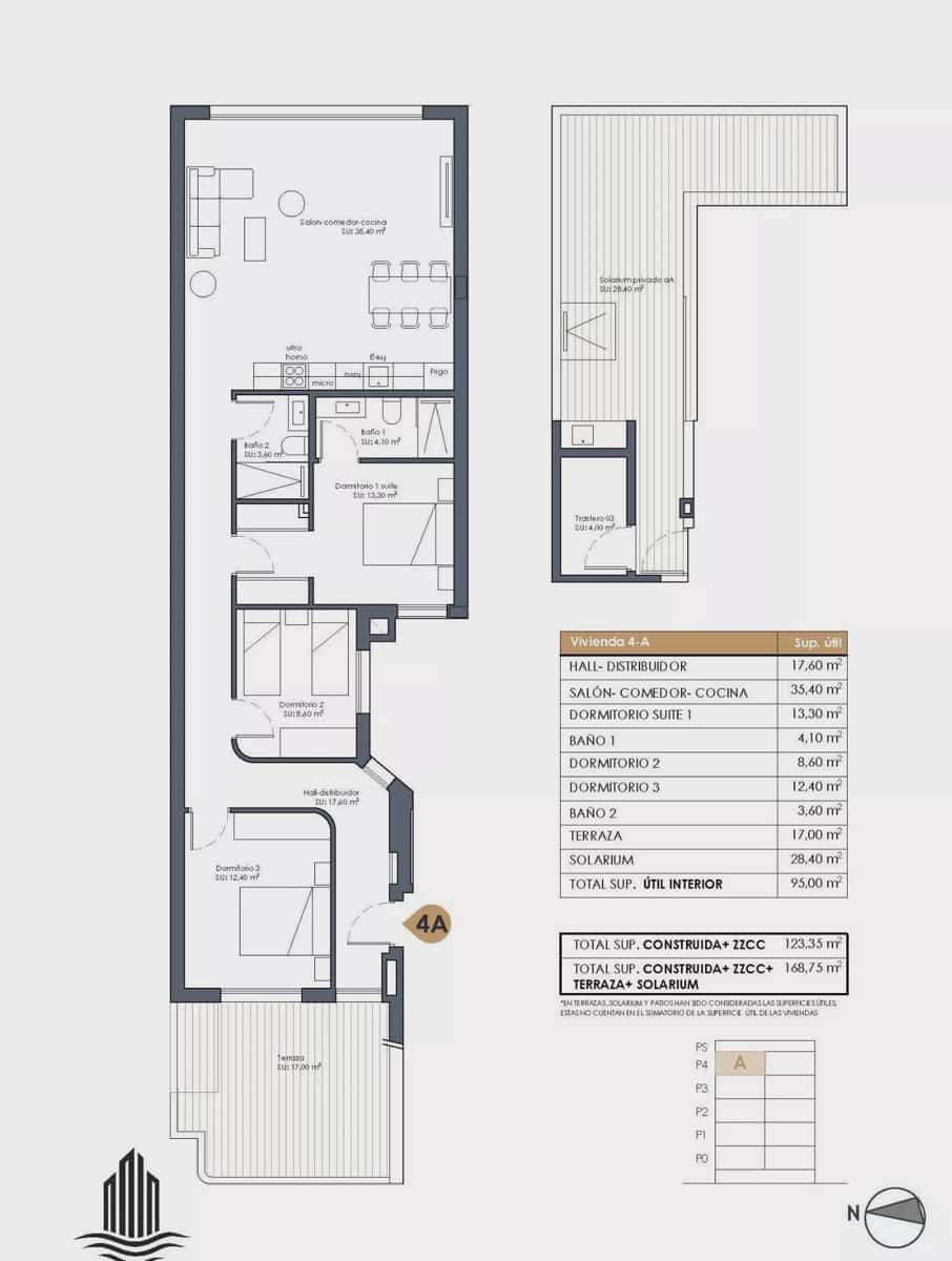 3 quarto Apartamento para venda em Guardamar del Segura com piscina garagem - 850 000 € (Ref: 9975958)