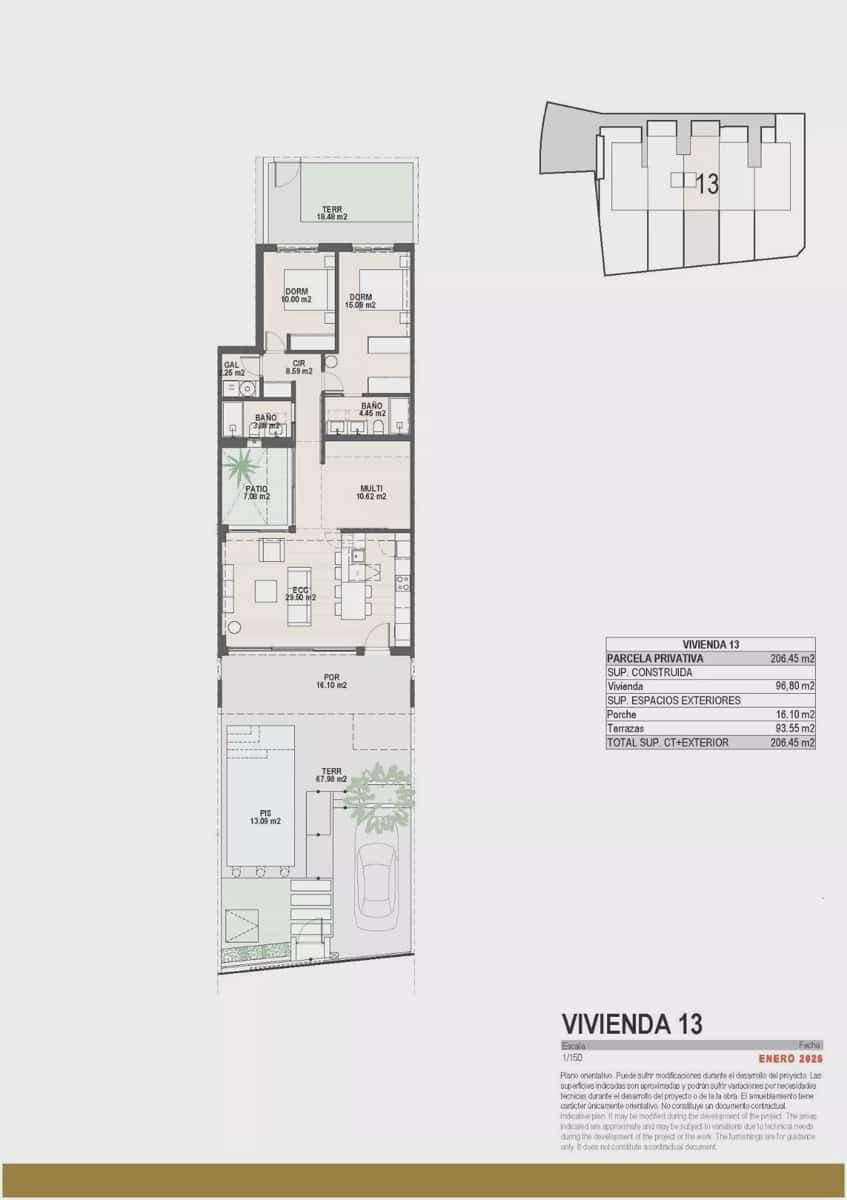 3 chambre Appartement à vendre à Pilar de la Horadada avec piscine garage - 434 000 € (Ref: 9980071)