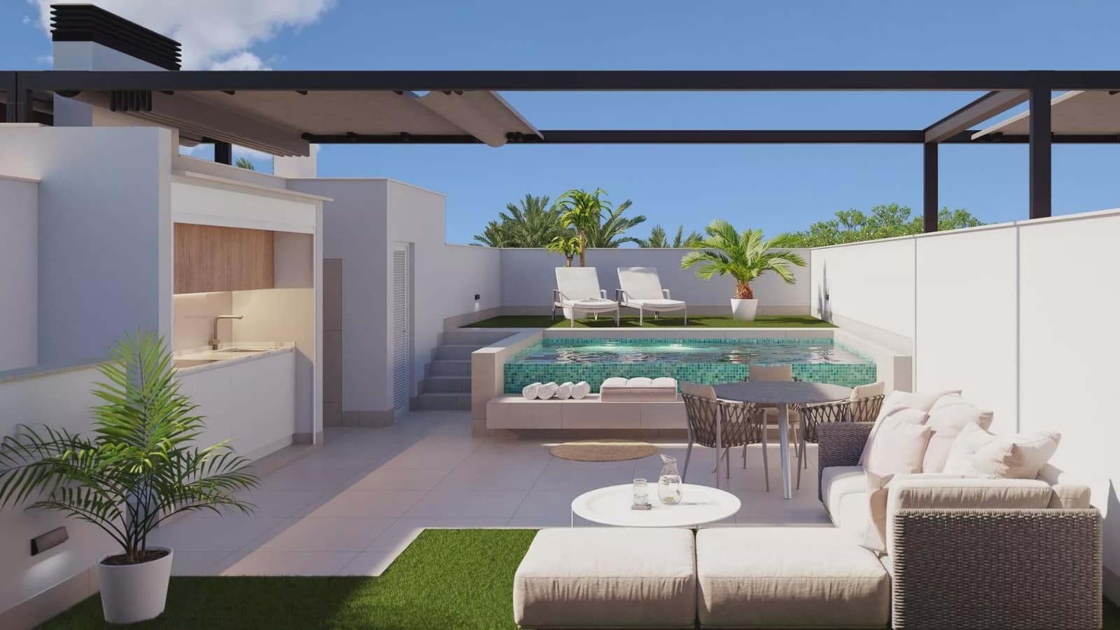 3 chambre Appartement à vendre à Pilar de la Horadada avec piscine garage - 434 000 € (Ref: 9980071)