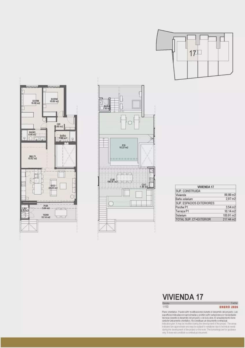 Apartamento de 3 habitaciones en Pilar de la Horadada en venta con piscina garaje - 439.000 € (Ref: 9980072)