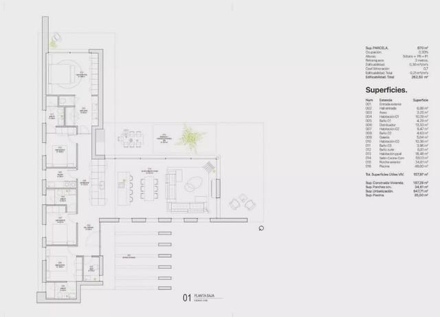 4 sypialnia Willa na sprzedaż w Ciudad Quesada, Rojales z basenem garażem - 1 590 000 € (Ref: 9997126)