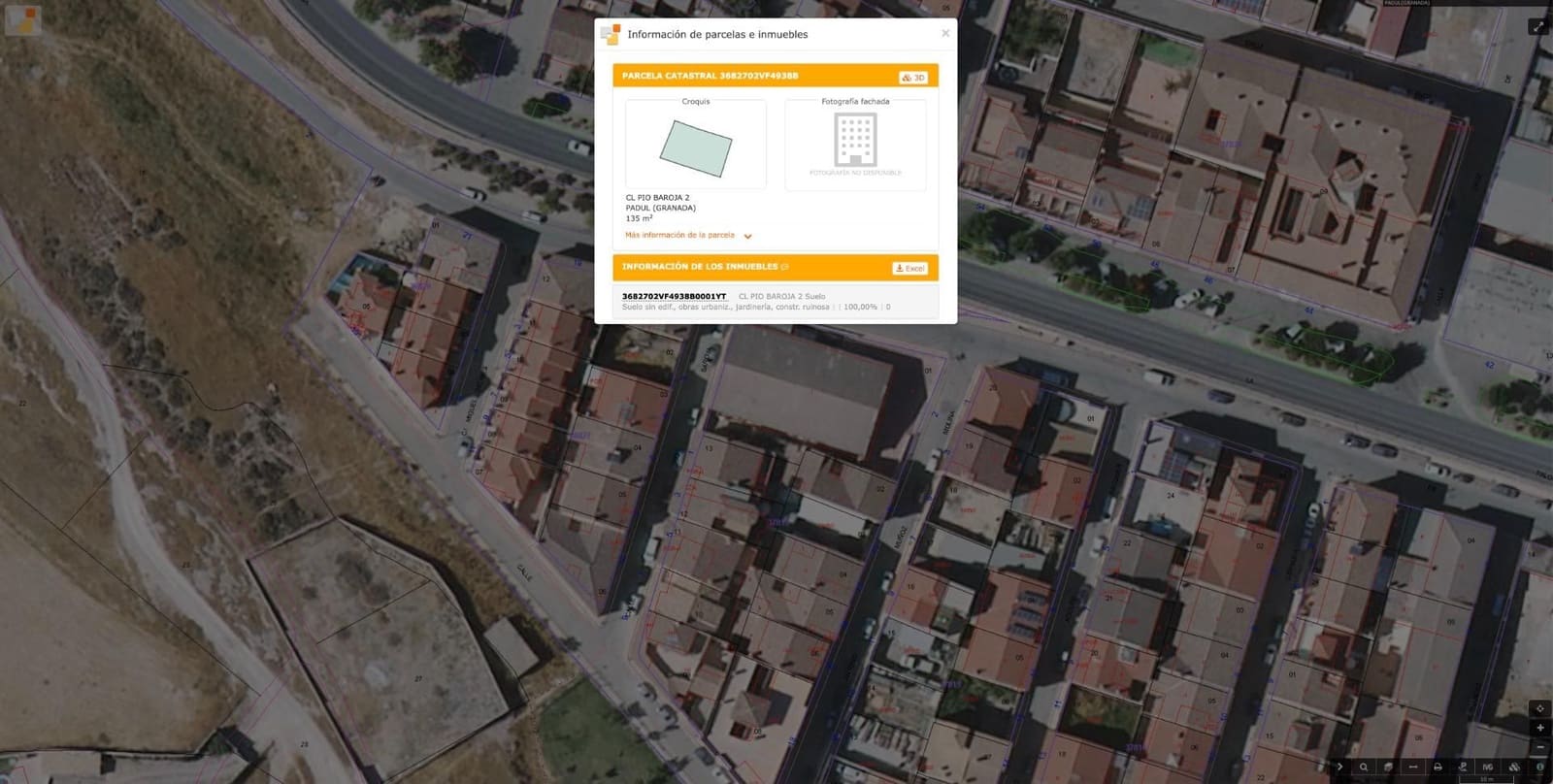 Solar/Parcela en Padul en venta - 44.900 € (Ref: 9542714)