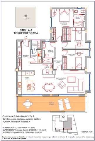 3 sovrum Lägenhet till salu i Torrequebrada, Benalmádena med garage - 680 000 € (Ref: 7541050)