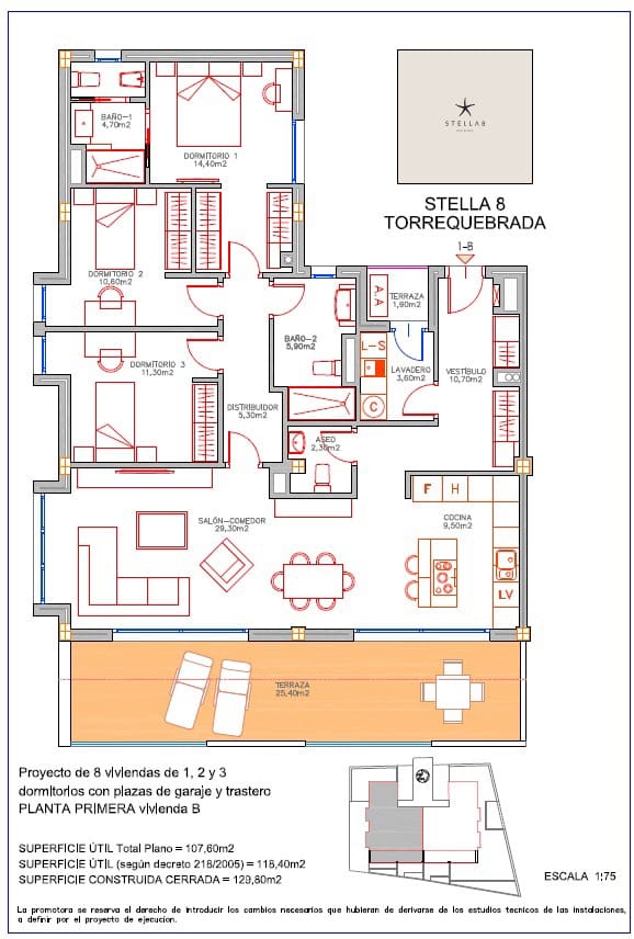 3 chambre Appartement à vendre à Torrequebrada avec garage - 680 000 € (Ref: 7541050)
