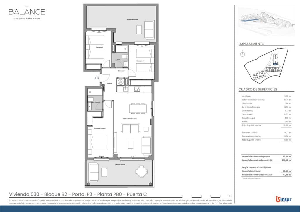 3 bedroom Apartment for sale in Mijas with pool garage - € 461,000 (Ref: 9048551)
