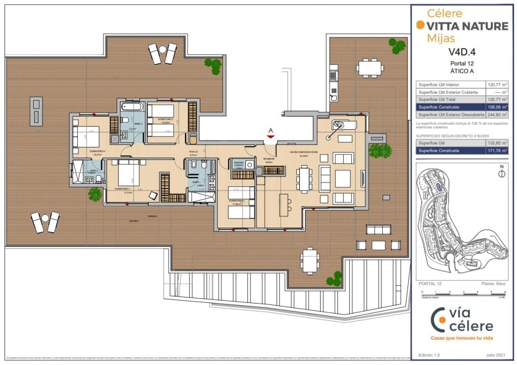 4 chambre Appartement à vendre à Mijas Costa avec piscine garage - 742 600 € (Ref: 9262360)